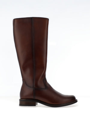 Dubarry Womens Cadence Smooth Leather Knee High Boots, Chestnut Brown