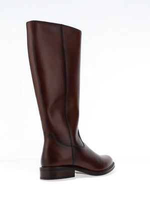 Dubarry Womens Cadence Smooth Leather Knee High Boots, Chestnut Brown