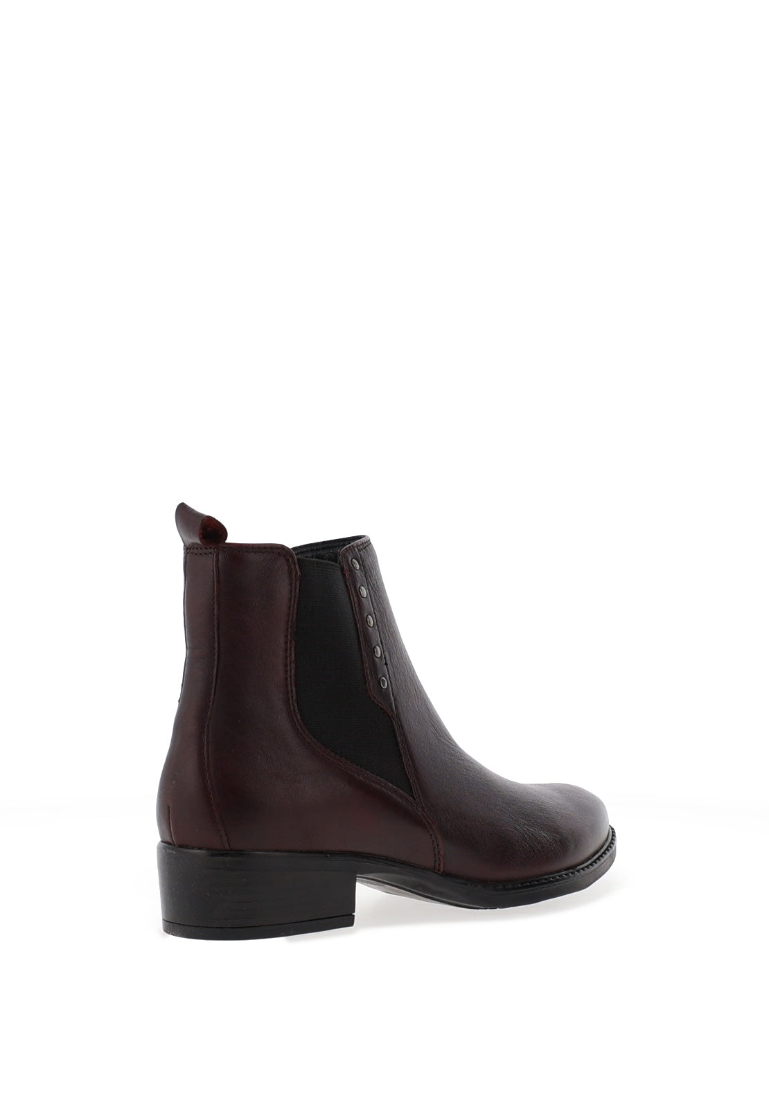 Dubarry Womens Crest Stud Detail Chelsea Boots, Wine