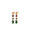 Dyrberg/Kern Cornelia Rainbow Drop Earrings, Gold Multi