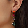 Dyrberg/Kern Cornelia Rainbow Drop Earrings, Gold Multi