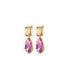 Dyrberg/Kern Golari Drop Earrings, Pink and Gold