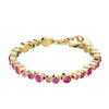 Dyrberg/Kern Teresia Bracelet, Pink and Gold