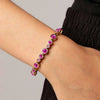 Dyrberg/Kern Teresia Bracelet, Pink and Gold