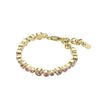 Dyrberg/Kern Teresia Bracelet, Pink and Gold