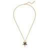 Dyrberg/Kern Lyra Star Necklace, Gold Multi