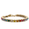 Dyrberg/Kern Cory Rainbow Bracelet, Gold