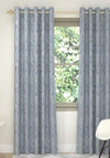 EA Design Interlined Cloud Eyelet Curtain 90”x90”, Sky