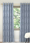 EA Design Interlined Imperial Eyelet Curtain 90”x90”, Duck Egg