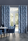 EA Design Bavaria Interlined 90”x90” Eyelet Curtains, Slate