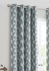 EA Design Cathedral Interlined 90”x90” Eyelet Curtains, Sky