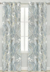 EA Platinum Cottonpolis Fully Lined Eyelet Curtains, Marine