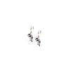 Ear Sense Kids Double Dolphin Drop Earrings, Silver