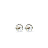 Earsense Iridescent Rivoli Studs, Clear