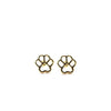 Ear Sense Kids Dog Paw Stud Earring, Gold