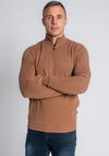 XV Kings By Tommy Bowe Eastern Half Zip Sweatshirt, Brown