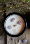 Eau Lovely Eau So Relaxed Candle with Amethyst Gemstones