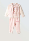 Ebita Baby Girl Unicorn Dream 3 Piece Tracksuit, Pink