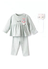 Ebita Baby Girl Best Kids Knit Three Piece Set, Mint