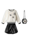 Ebita Mini Girl Daisy 3 Piece Set, Cream