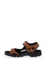 Ecco Mens Offroad Leather Sandals, Sierra