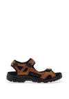Ecco Mens Offroad Leather Sandals, Sierra