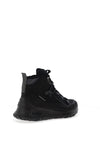 ECCO Mens Waterproof Leather Hiking Boots, Black