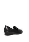 Ecco Womens Sko Leather Slip On Shoe, Black