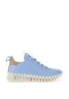 Ecco Womens Gruuv Laced Trainer, Blue Bell & Powder