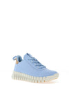Ecco Womens Gruuv Laced Trainer, Blue Bell & Powder