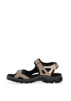 Ecco Womens Off Road Nubuck Hiking Sandal, Neutral