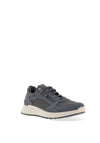 Ecco Womens Exostride Leather Trainers, Magnet