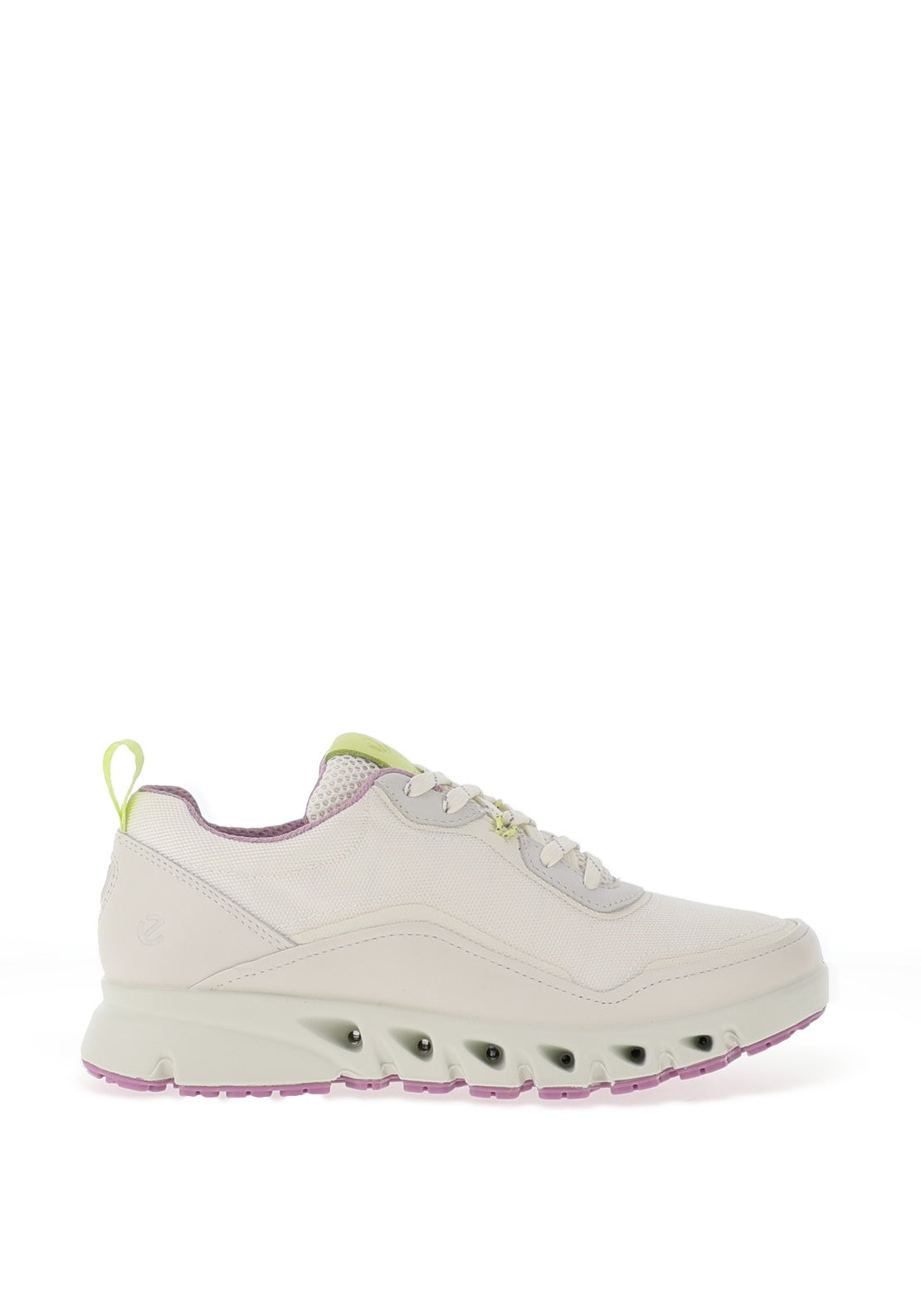 Ecco Womens Multi Vent Laced Trainer, White
