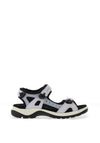 Ecco Womens Off Road Nubuck Hiking Sandal, Blue