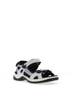 Ecco Womens Off Road Nubuck Hiking Sandal, Blue