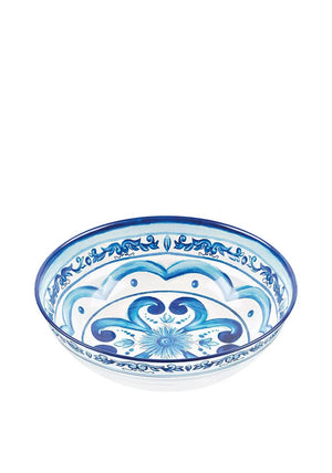 The Home Studio Blues Patterned 30cm Salad Bowl, Blue