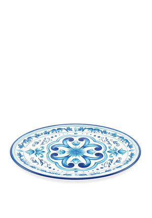 The Home Studio Blues Patterned Serving Tray, Blue
