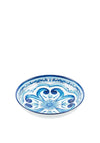 The Home Studio Blues Patterned Soup Bowl, Blue