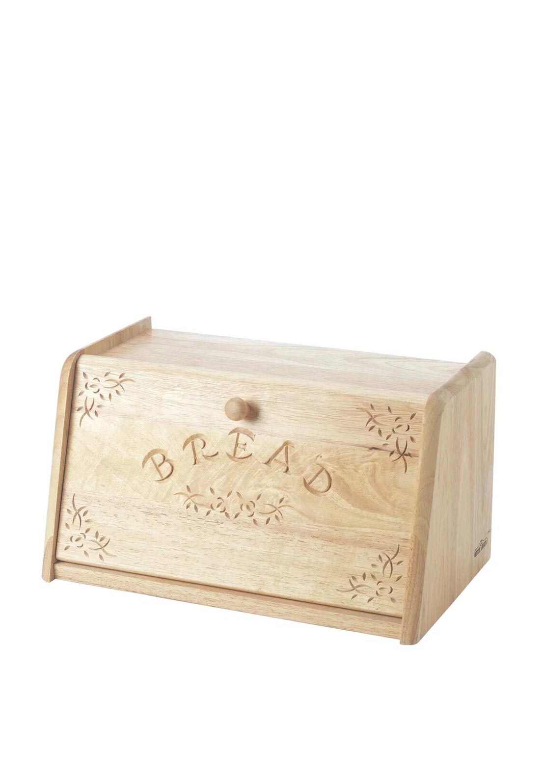 The Home Studio Carved Wooden Bread Bin