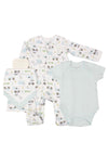 Ela & Ren Baby Boys Farm Print 5 Piece Set, Blue