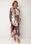 Ella Boo Multi Print Tiered Maxi Dress, Multi-Coloured