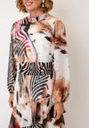 Ella Boo Multi Print Tiered Maxi Dress, Multi-Coloured