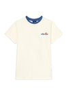 Ellesse Boys Picerno Short Sleeve Tee, Off White