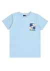 Ellesse Boys Riano Short Sleeve Tee, Light Blue