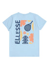 Ellesse Boys Riano Short Sleeve Tee, Light Blue