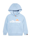 Ellesse Boys Jero Long Sleeve Hoodie, Light Blue