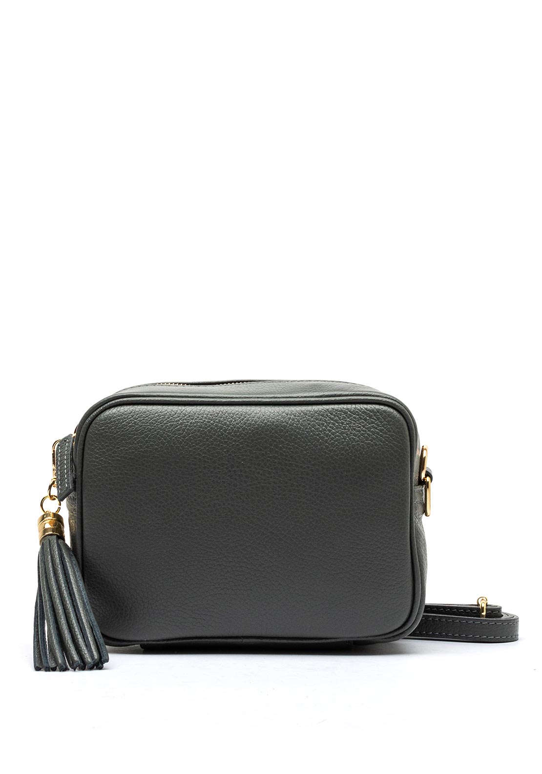 Elie Beaumont Stripe Strap Crossbody Bag, Dark Grey
