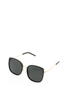 Elie Beaumont Oversized Square Sunglasses, Black