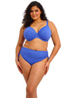 Elomi Plain Sailing Plunge Bikini Top, Blue