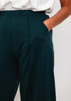 Elsewhere Marfa Wide Leg Crop Trouser, Peacock